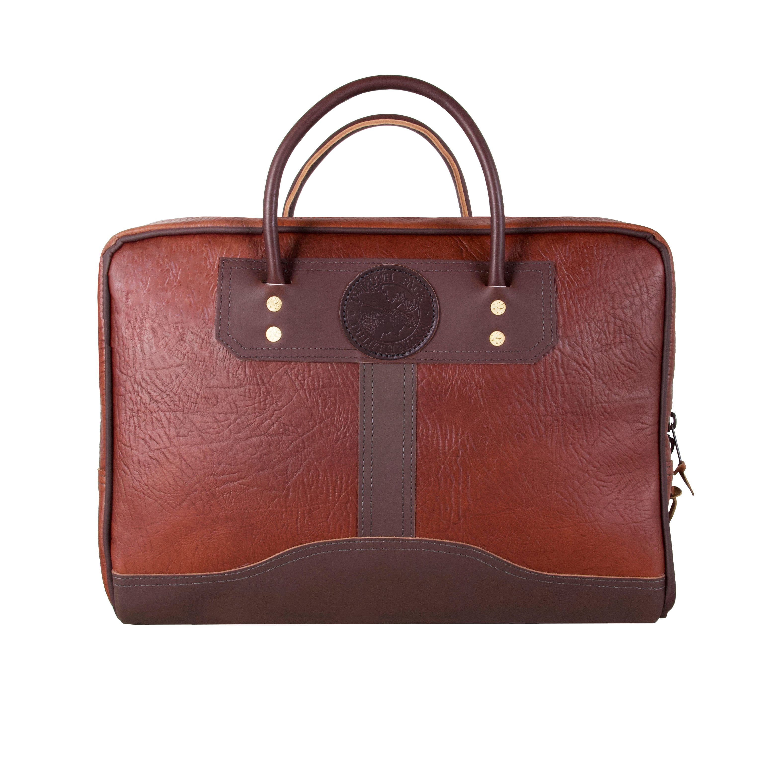 duluth leather briefcase